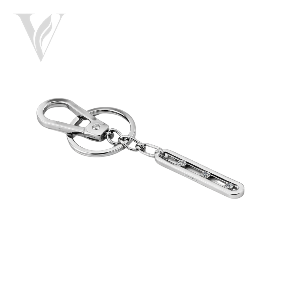 Messika Uno Multi Row Bangle - Diamond Detail – View 3