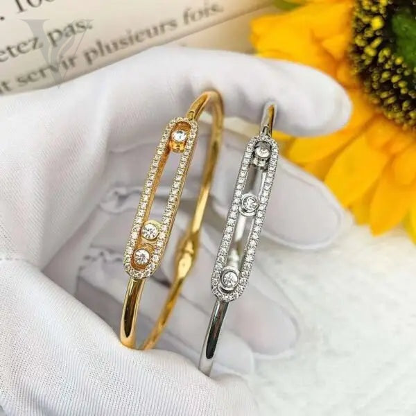 Messika Banlge Set - White Gold, Diamond Detail