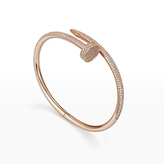 Juste Bracelet 3.5mm Full Diamond-Style – Rose Gold | Size 16