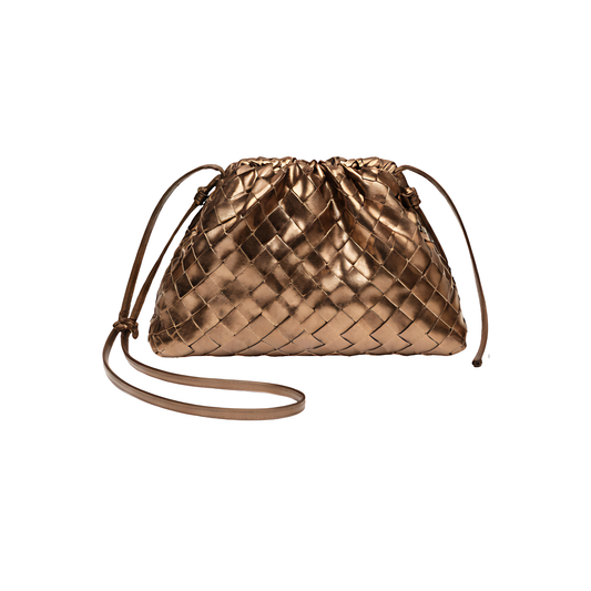 Sophisticated Intrecciato Leather Mini Bag - view 2