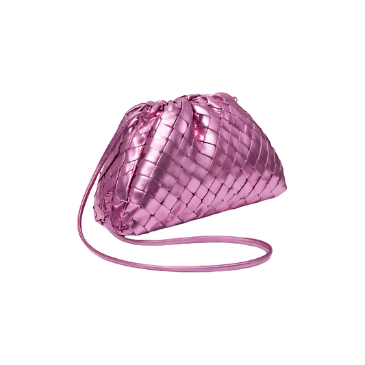 Polished Intrecciato Leather Mini Bag - view 2