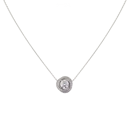 Sharp Trinity Ruban Necklace
