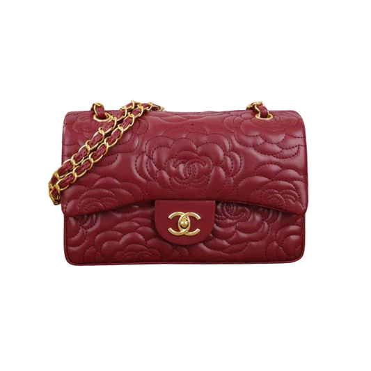 Dressy Classic Double Fl Red Bag
