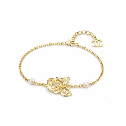 Dressy Camélia Cc Logo Pearl Collection