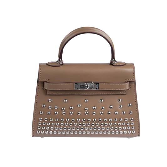 Elevated Clouté Mini Structured Top-Handle 20 Bag