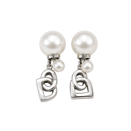 Clean-Finish Cd Navy Pearl Earrings Si Er