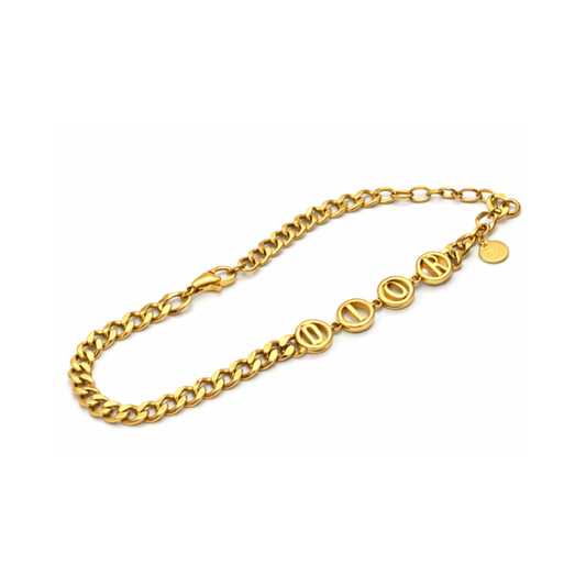 Polished Chain Bracelet Gold