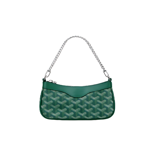 Detailed Hirondelle Pm Green Bag