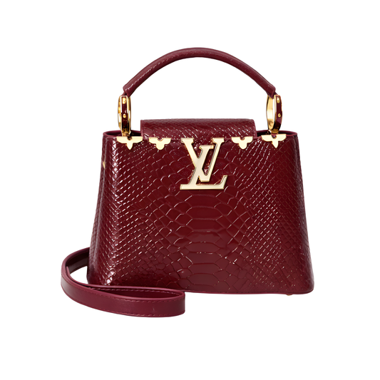 Sharp Ć Ucines Exotic Bordeaux Bag