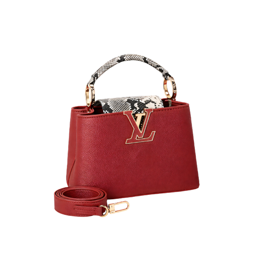 Statement Ć Ucines Taurillon Burgundy Bag