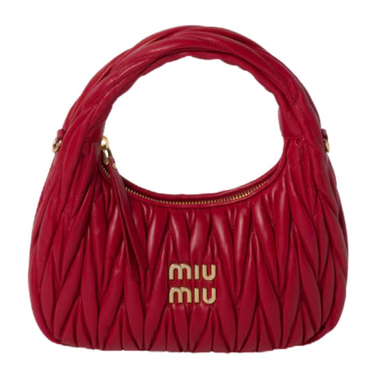 Everyday-Luxe Miu Miu Wander Shoulder Matelassé N Pa Leather Bag