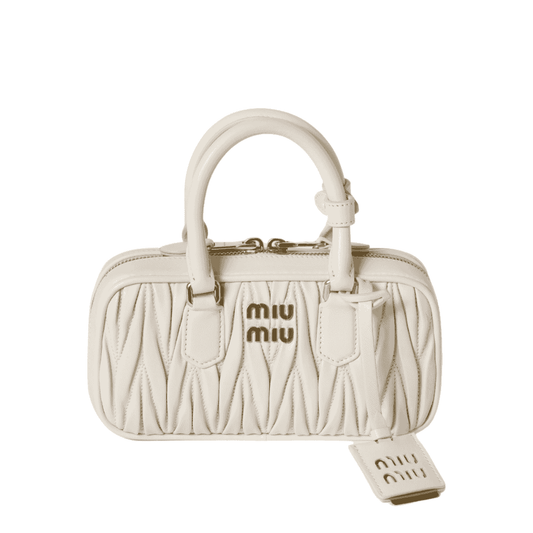 Dressy Miu Miu Arcadie Natelassé N Pa Leather Mini Bag