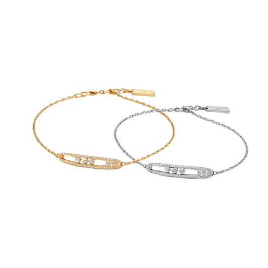 Timeless Twin Stone Toi Moi Rose Gold Diamonds