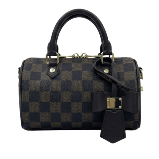 Dressy Speedy Bandoulière Damier Ebene Canvas Bag