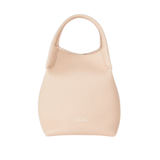 Dressy Small Bale Grained Calfskin Bag