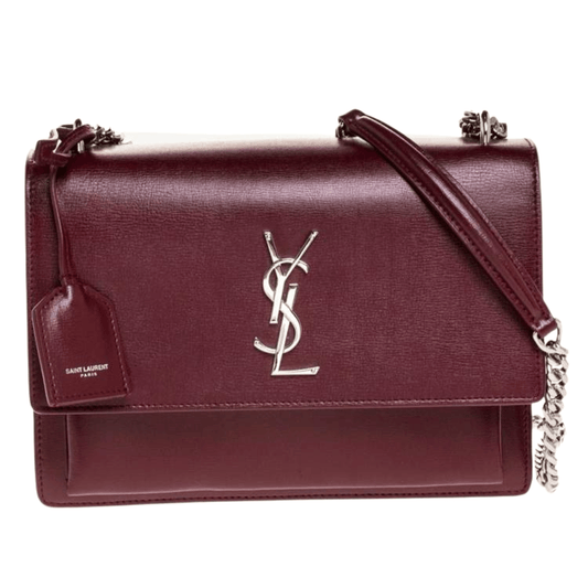 Elevated Sunset Medium Handbag in a Burgundy Color