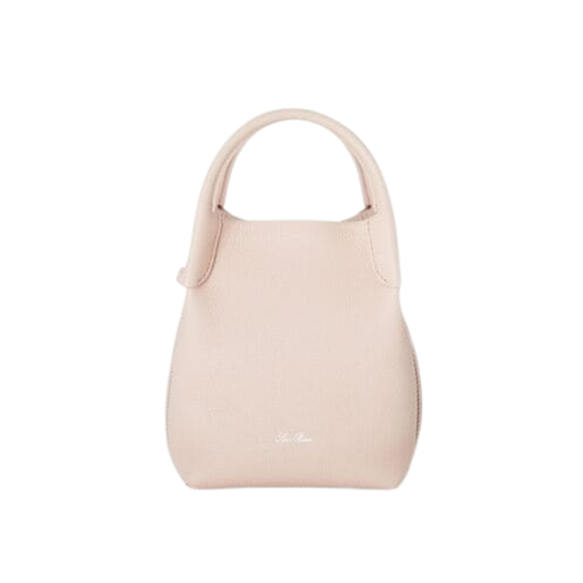 Minimal-Luxe Micro Bale Grained Calfskin Bag