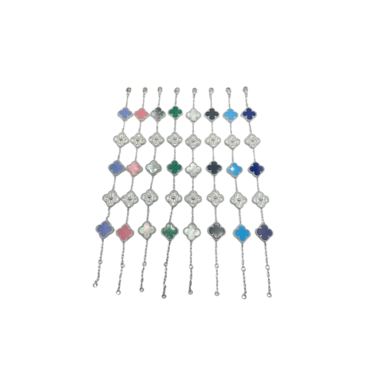 Timeless Clover Motif Bracelet Collection Si Er