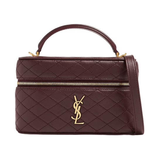 Elegant Vanity Shoulder Vanity in a Rich, Burgundy Color Bag