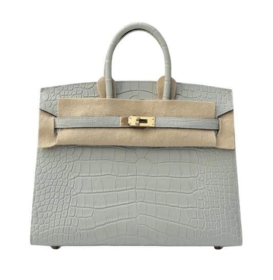 Everyday-Luxe Structured Carryall 25 Handbag Pale Grey