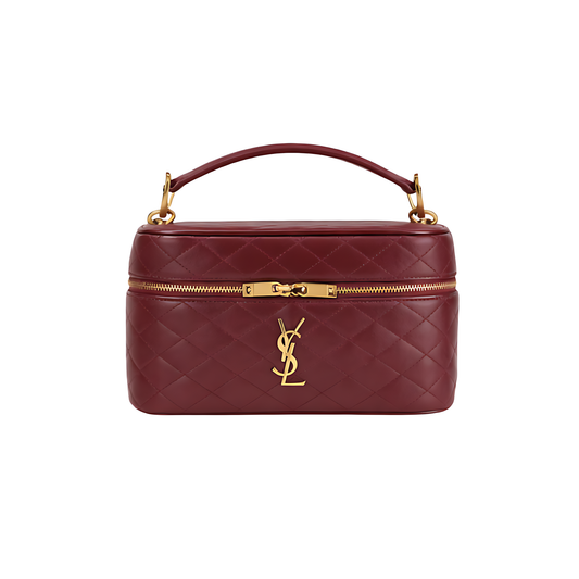 Clean-Finish Loulou Mini Chain Lambskin Leather Bag