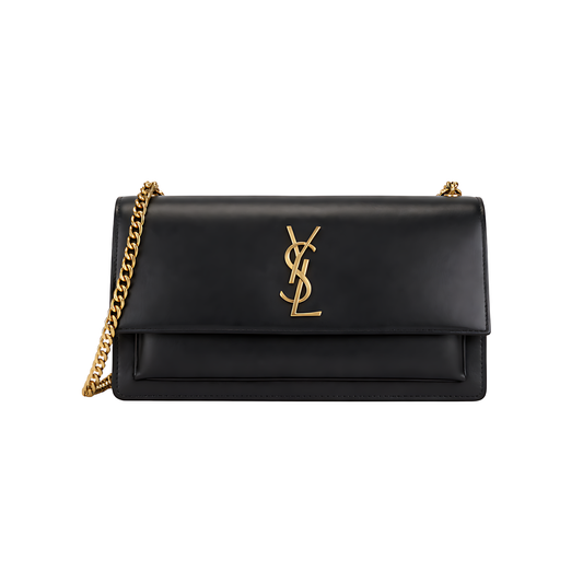 Timeless Sunset . Smooth or Crocodile Embossed Calfskin Leather Bag