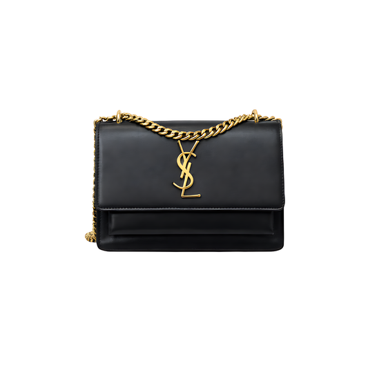 Polished Sunset Medium Black Gold Bag