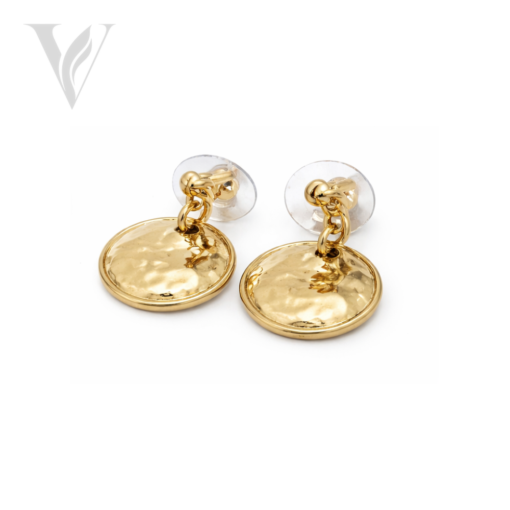 Chanel Elegant Star Cc Medallion Drop Earrings - Crystal – View 3