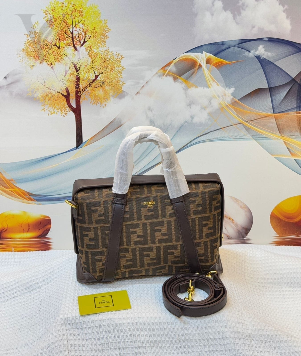 Fendi Boston 365 Medium Bag - Brown – View 4