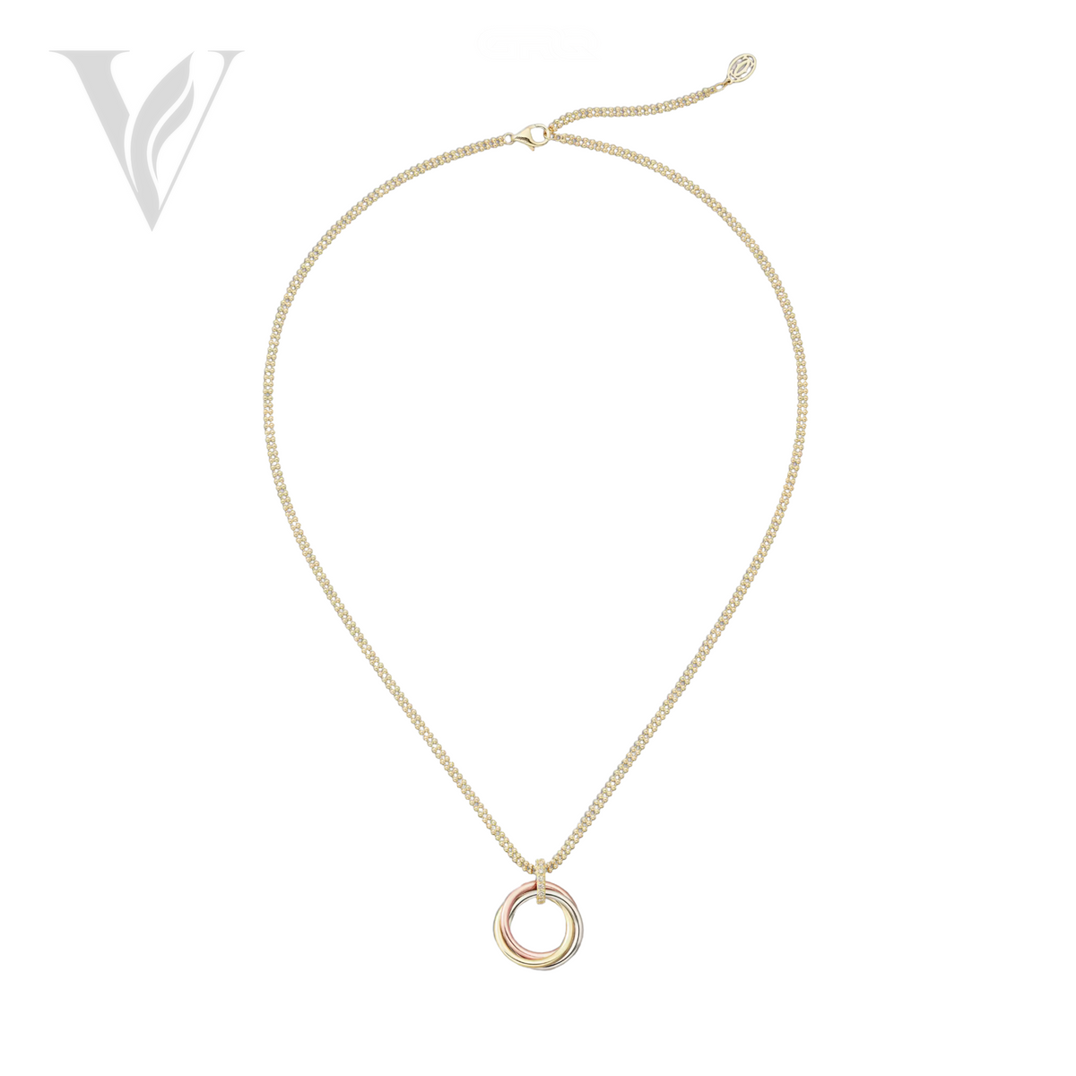 Cartier Trinity Pendant Necklace - Diamond Detail
