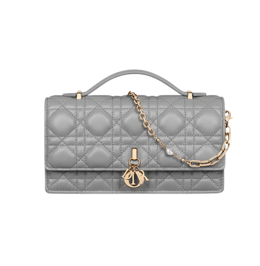 Statement My Mini Cloud Blue Cannage Lambskin Bag