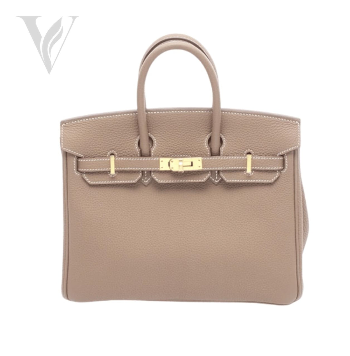 Hermès Birkin 25 Bag - Etoupe Togo Leather, Gold Hardware
