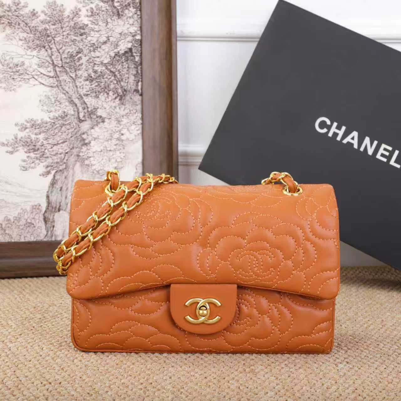 Minimal-Luxe Camellia Embossed Fl Bag - view 2