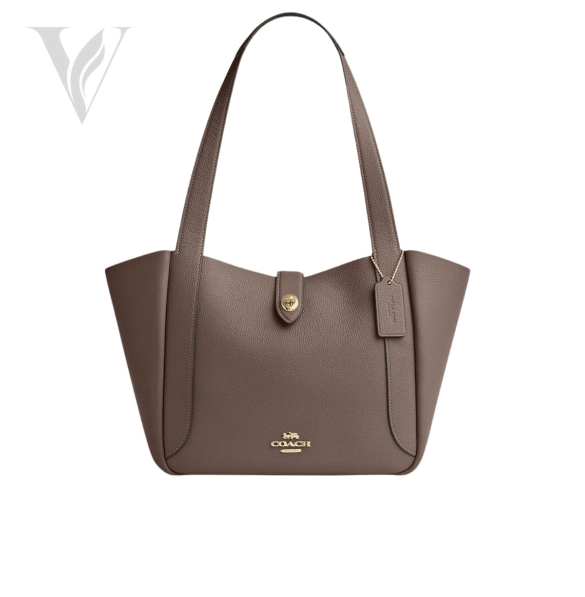 Coach Hadley Turnlock Tote Bag