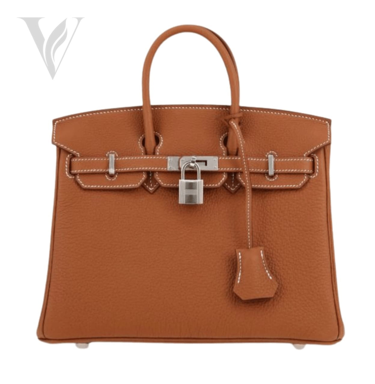 Hermès Birkin 25 Bag - Gold Togo Leather, Palladium Silver Hardware