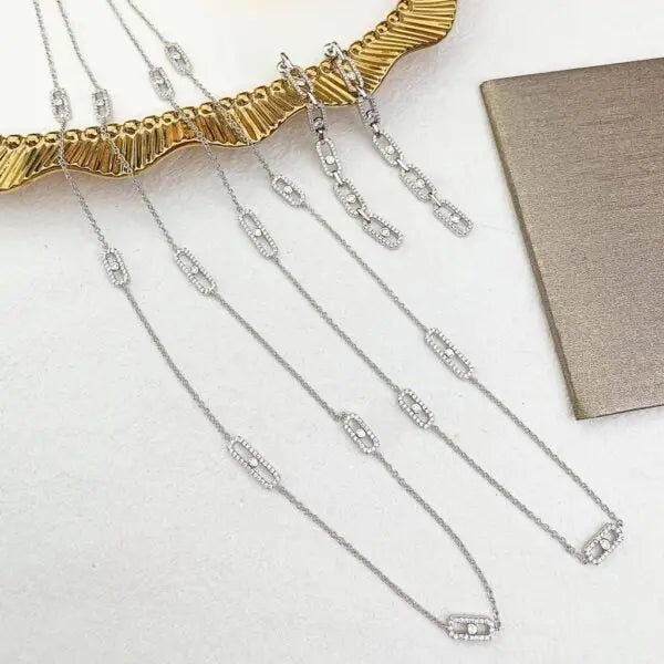 Minimal-Luxe Uno Pavé Yellow Gold Full Diamonds - view 5