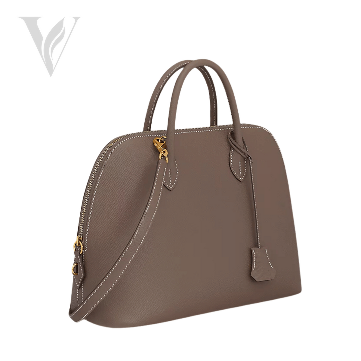 Hermès Bolide 1923 25 Etoupe Bag – View 2