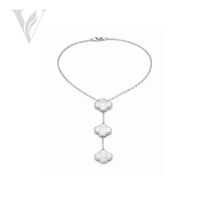 Van Cleef & Arpels Alhambra Clover Jewelry Set - White – View 2