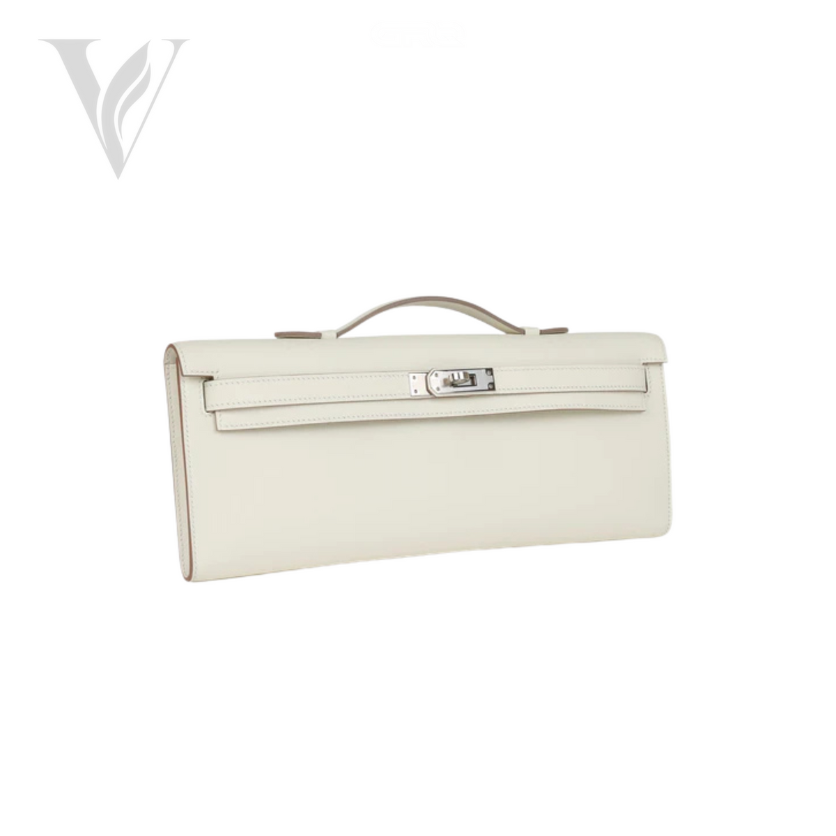 Hermès Kelly Cut Mushroom Swift Bag - Palladium Hardware – View 2