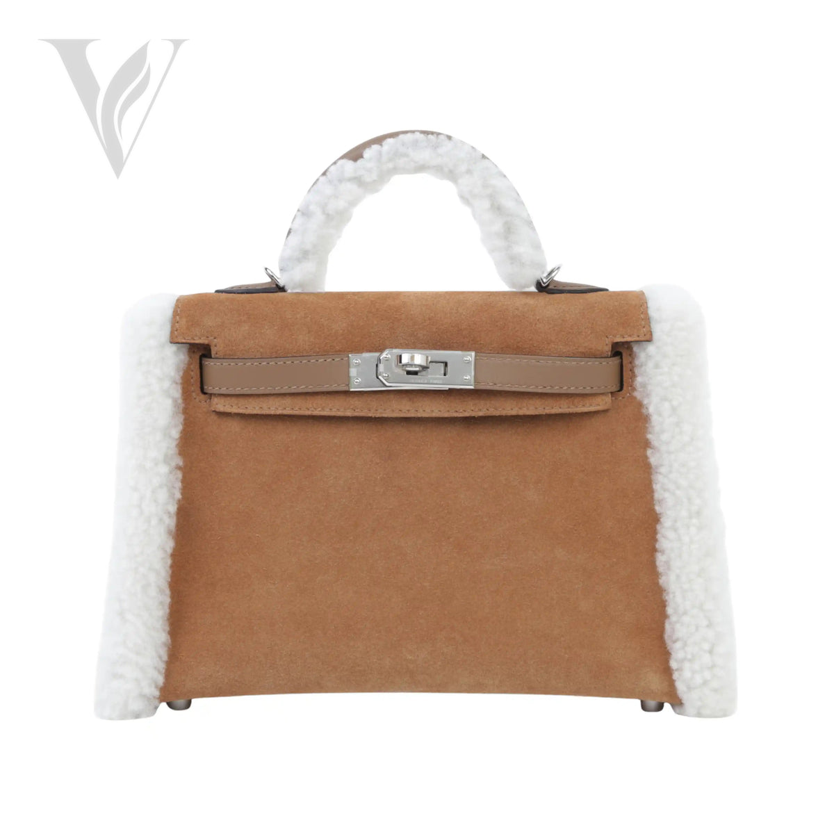 Hermès Mini Kelly Ii 20 Teddy Chamois Bag