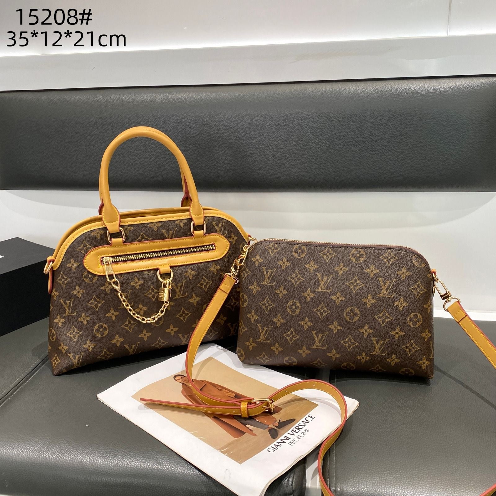 Detailed Ever More Pm Monogram Canvas Bag - view 4
