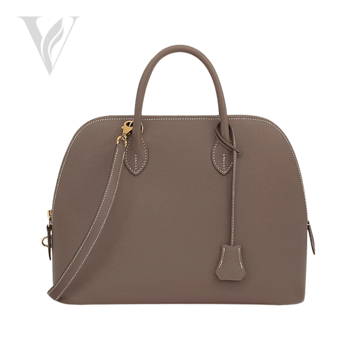 Hermès Bolide 1923 25 Etoupe Bag
