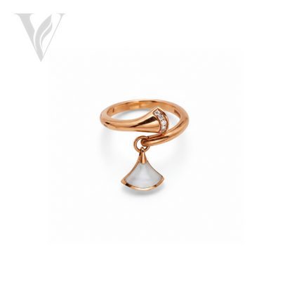 Bvlgari Diva's Dream Rings - Mother-of-Pearl, Diamond Detail – View 3