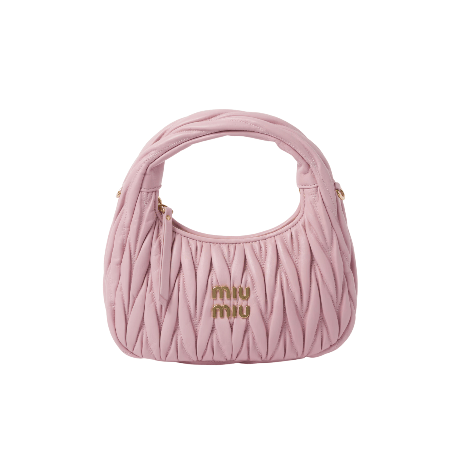 Timeless Miu Miu Wander Matelassé Tote Pink