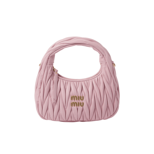 Timeless Miu Miu Wander Matelassé Tote Pink
