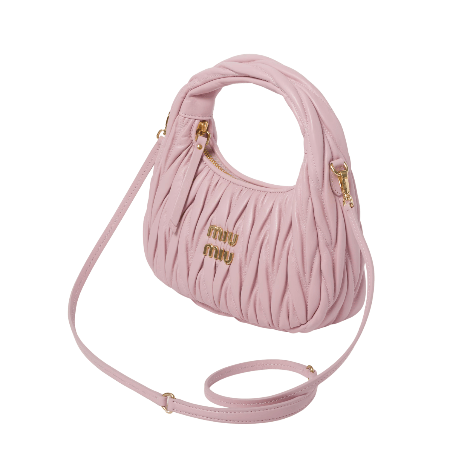Timeless Miu Miu Wander Matelassé Tote Pink - view 2