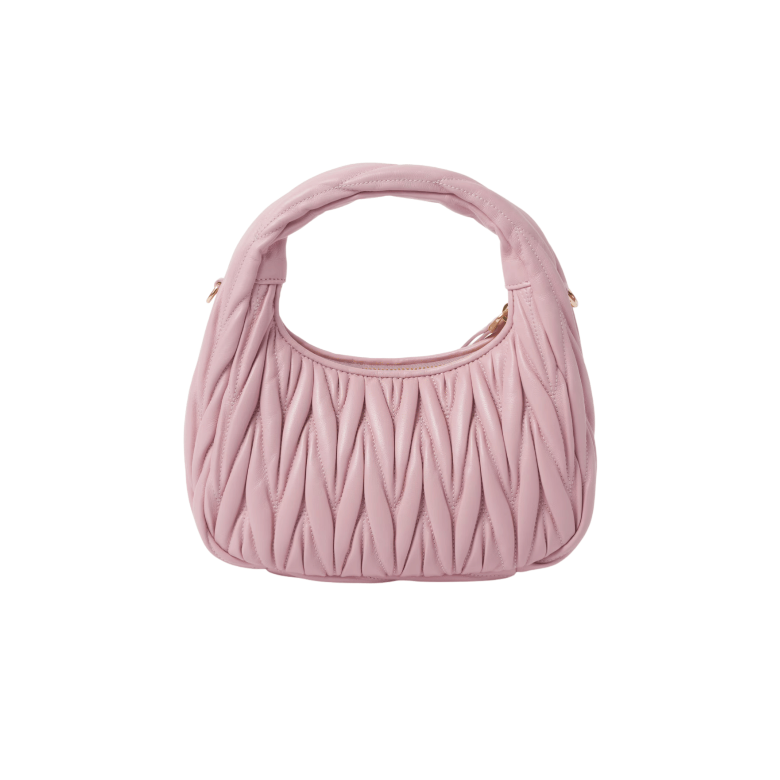 Timeless Miu Miu Wander Matelassé Tote Pink - view 3