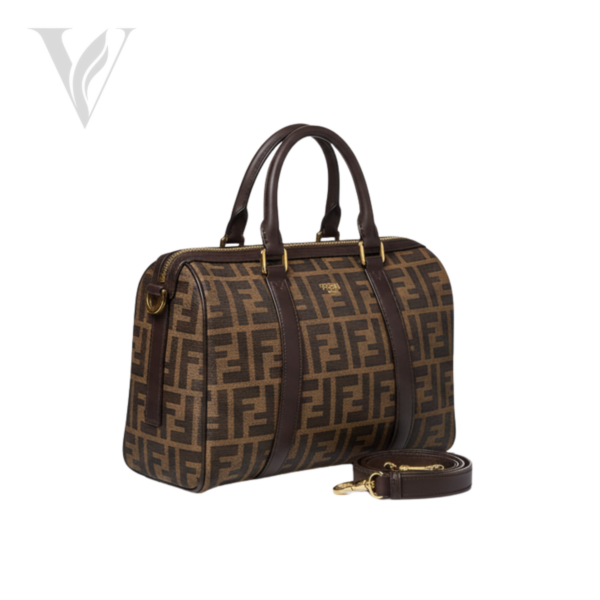 Fendi Boston 365 Medium Bag - Brown – View 2