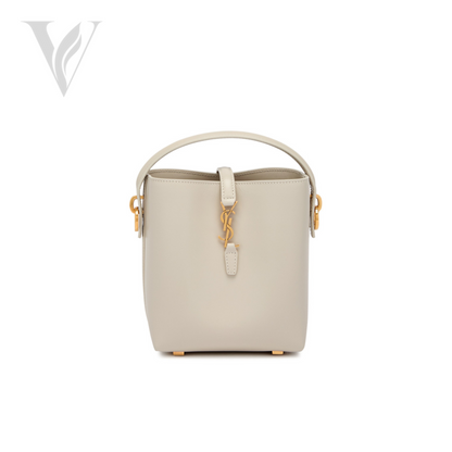 Saint Laurent Le 37 Mini Leather Bucket Bag