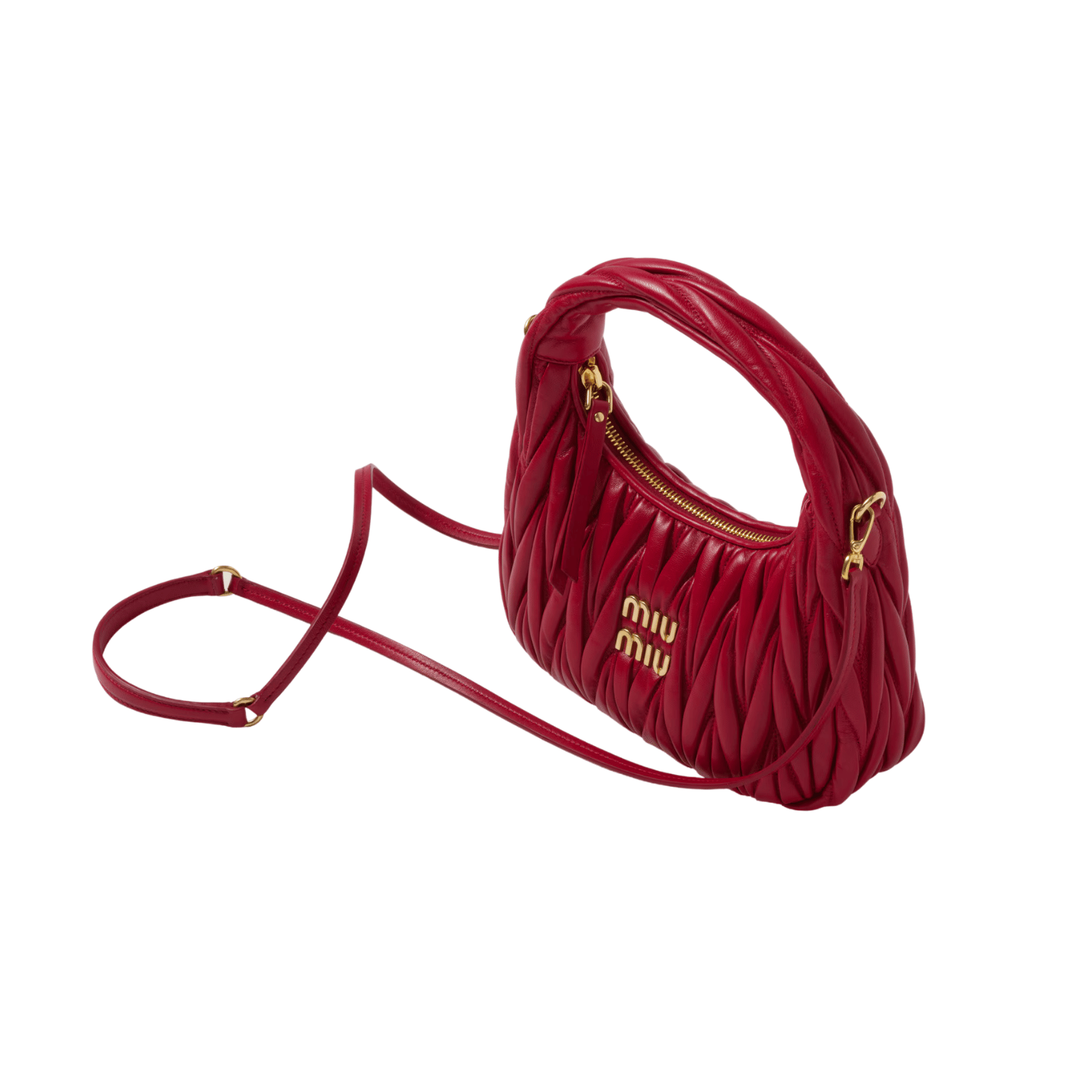 Premium-Look Miu Miu Wander Matelassé Tote - view 3